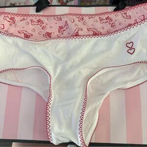 Victoria's Secret 2 Pack Lace Waist Cotton Cheeky Panties